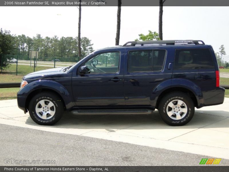 Majestic Blue Metallic / Graphite 2006 Nissan Pathfinder SE