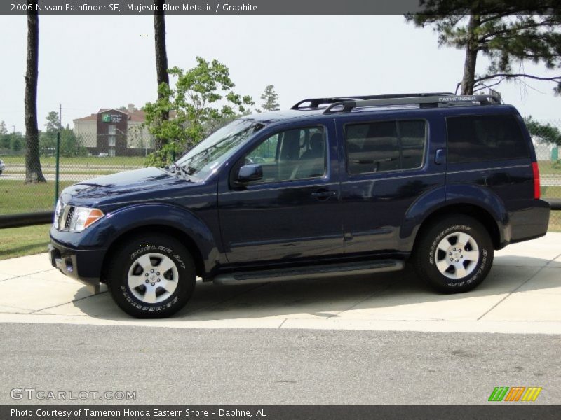 Majestic Blue Metallic / Graphite 2006 Nissan Pathfinder SE