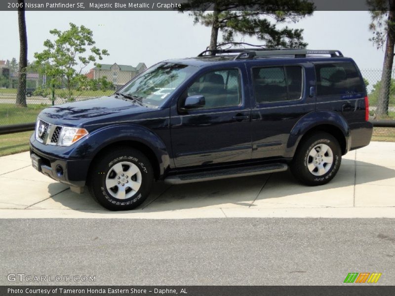 Majestic Blue Metallic / Graphite 2006 Nissan Pathfinder SE