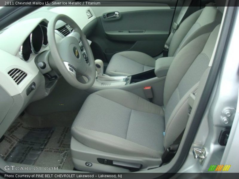 Silver Ice Metallic / Titanium 2011 Chevrolet Malibu LS