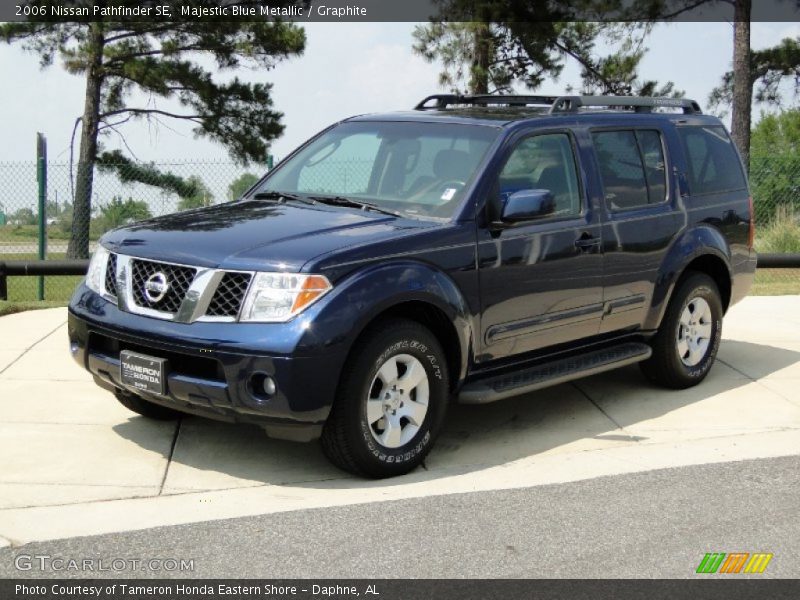 Majestic Blue Metallic / Graphite 2006 Nissan Pathfinder SE