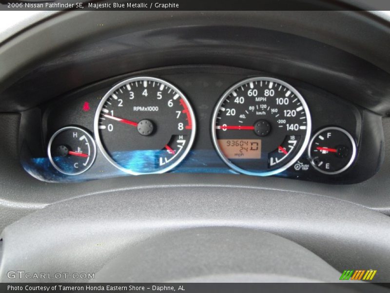 Majestic Blue Metallic / Graphite 2006 Nissan Pathfinder SE
