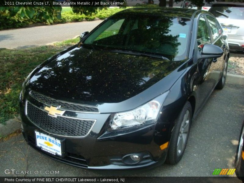 Black Granite Metallic / Jet Black Leather 2011 Chevrolet Cruze LT