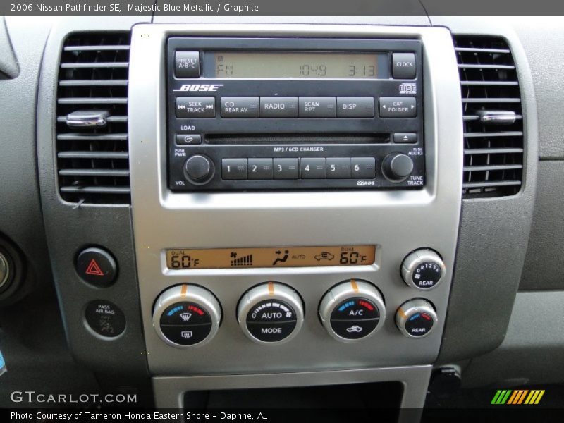 Majestic Blue Metallic / Graphite 2006 Nissan Pathfinder SE