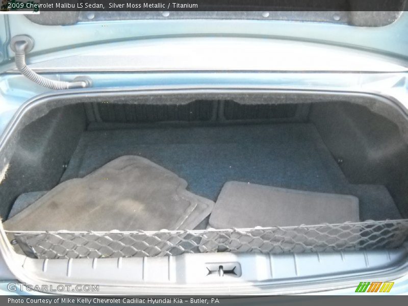 Silver Moss Metallic / Titanium 2009 Chevrolet Malibu LS Sedan