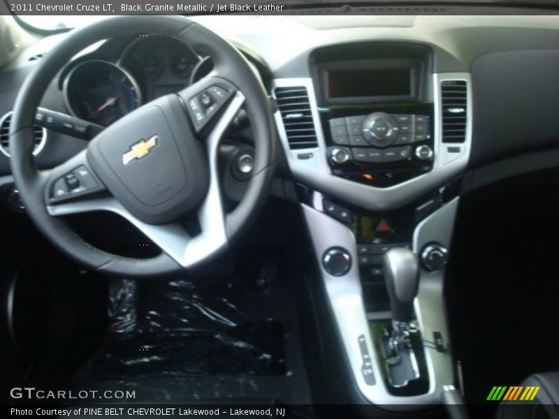 Black Granite Metallic / Jet Black Leather 2011 Chevrolet Cruze LT