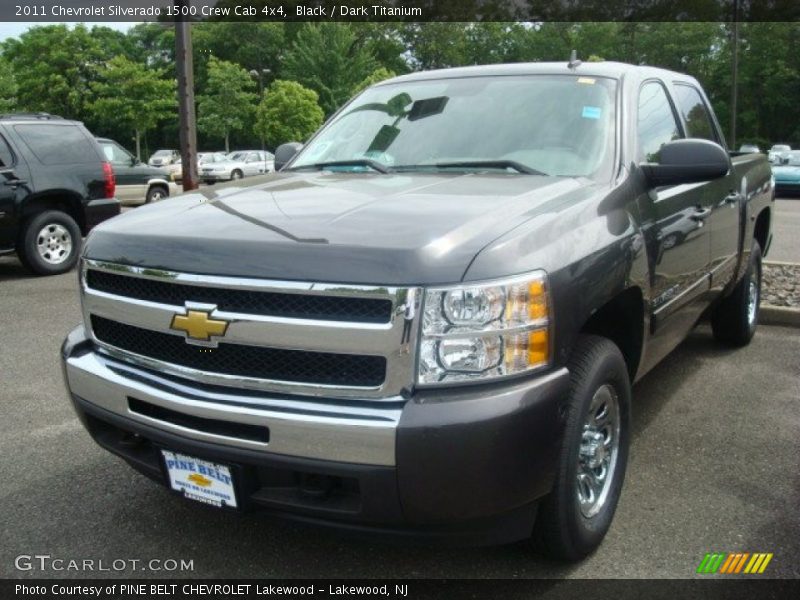 Black / Dark Titanium 2011 Chevrolet Silverado 1500 Crew Cab 4x4