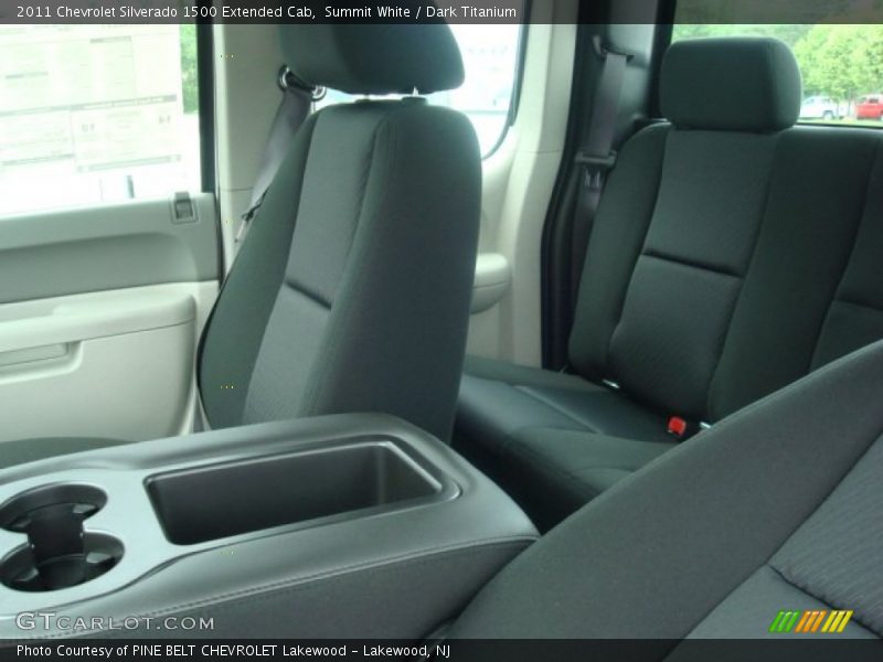 Summit White / Dark Titanium 2011 Chevrolet Silverado 1500 Extended Cab