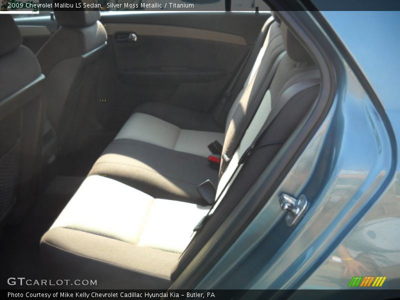 Silver Moss Metallic / Titanium 2009 Chevrolet Malibu LS Sedan
