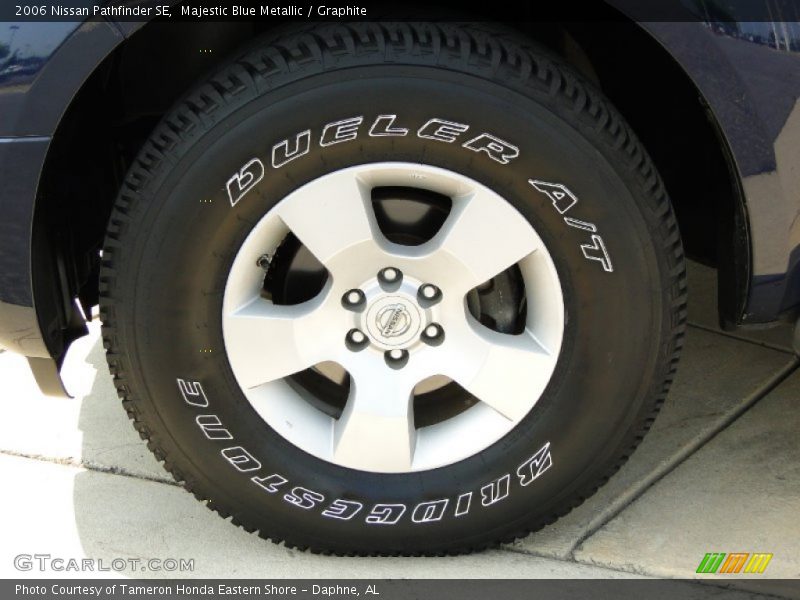 Majestic Blue Metallic / Graphite 2006 Nissan Pathfinder SE