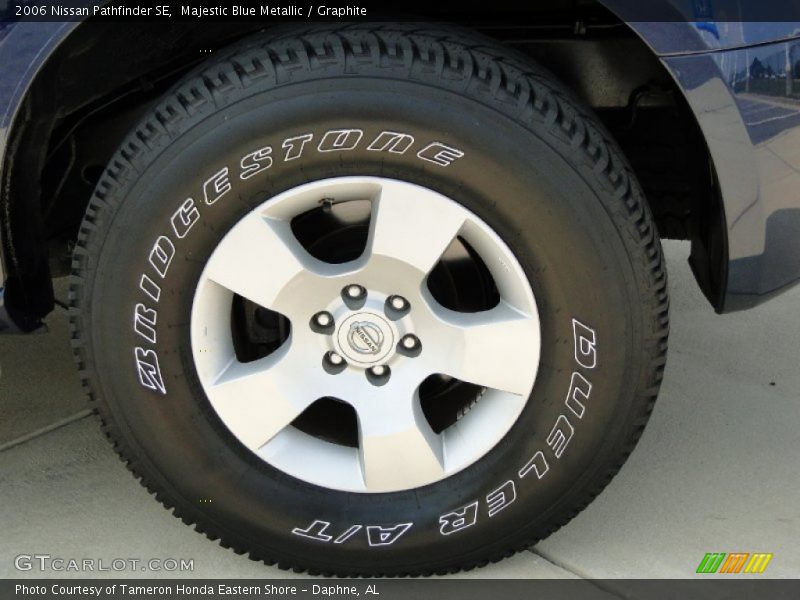 Majestic Blue Metallic / Graphite 2006 Nissan Pathfinder SE