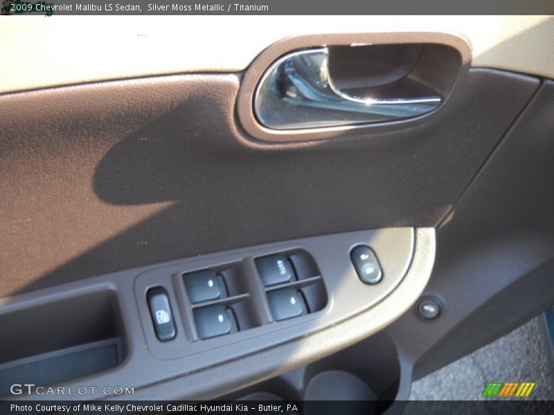 Silver Moss Metallic / Titanium 2009 Chevrolet Malibu LS Sedan