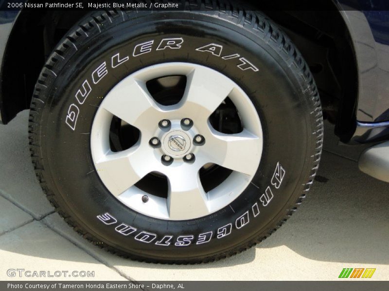 Majestic Blue Metallic / Graphite 2006 Nissan Pathfinder SE
