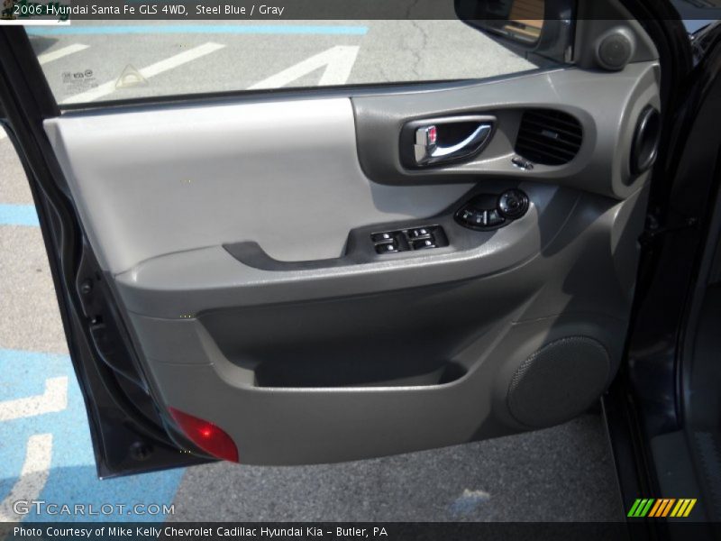 Steel Blue / Gray 2006 Hyundai Santa Fe GLS 4WD