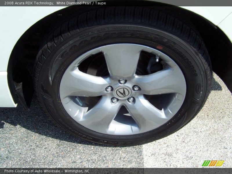 White Diamond Pearl / Taupe 2008 Acura RDX Technology