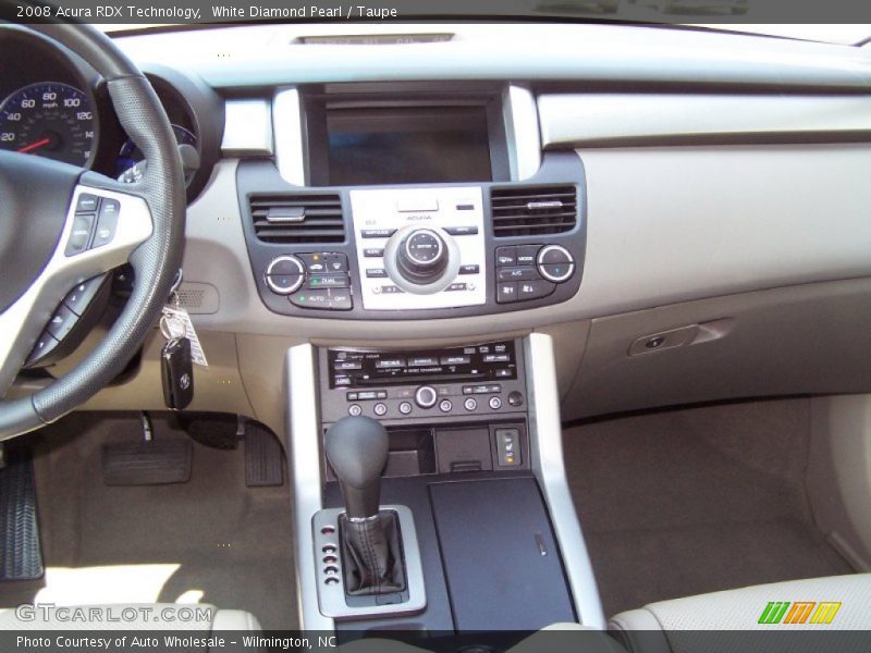 White Diamond Pearl / Taupe 2008 Acura RDX Technology