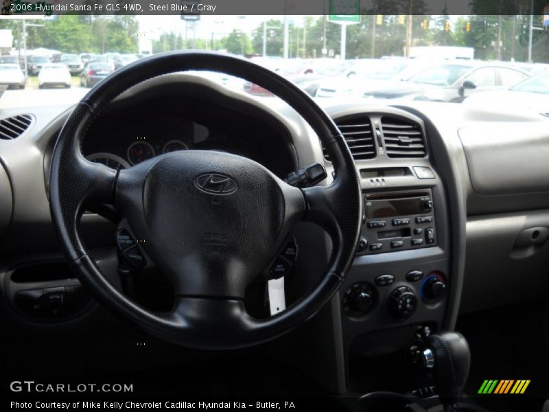 Steel Blue / Gray 2006 Hyundai Santa Fe GLS 4WD