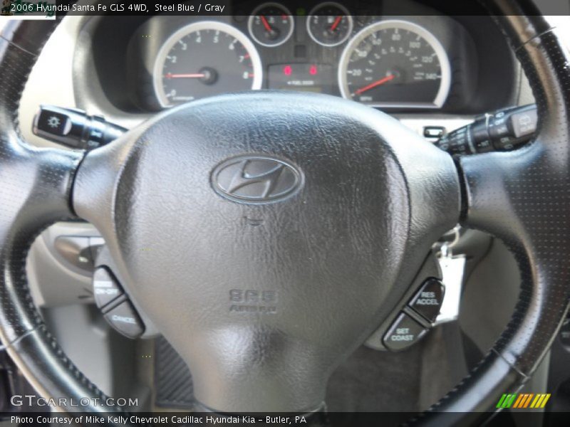 Steel Blue / Gray 2006 Hyundai Santa Fe GLS 4WD