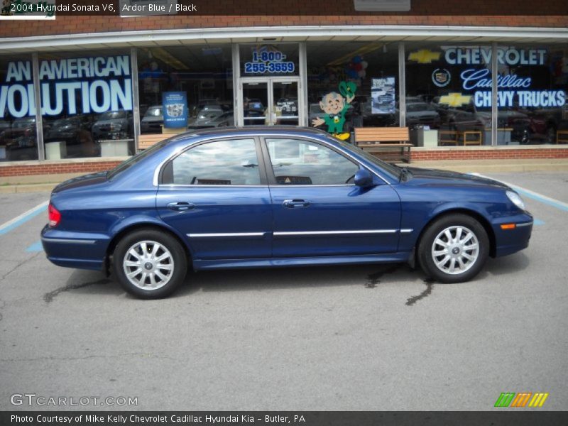 Ardor Blue / Black 2004 Hyundai Sonata V6