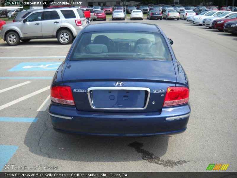 Ardor Blue / Black 2004 Hyundai Sonata V6