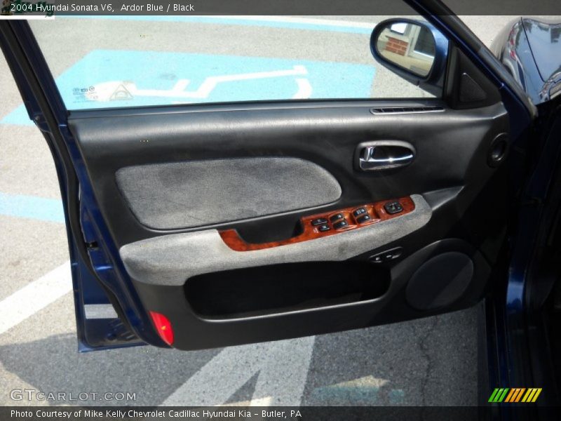 Ardor Blue / Black 2004 Hyundai Sonata V6
