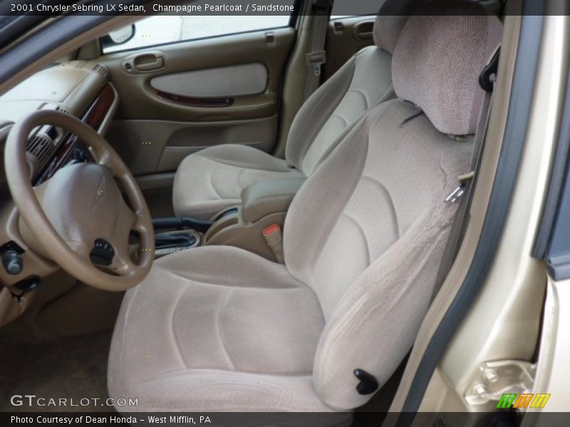  2001 Sebring LX Sedan Sandstone Interior