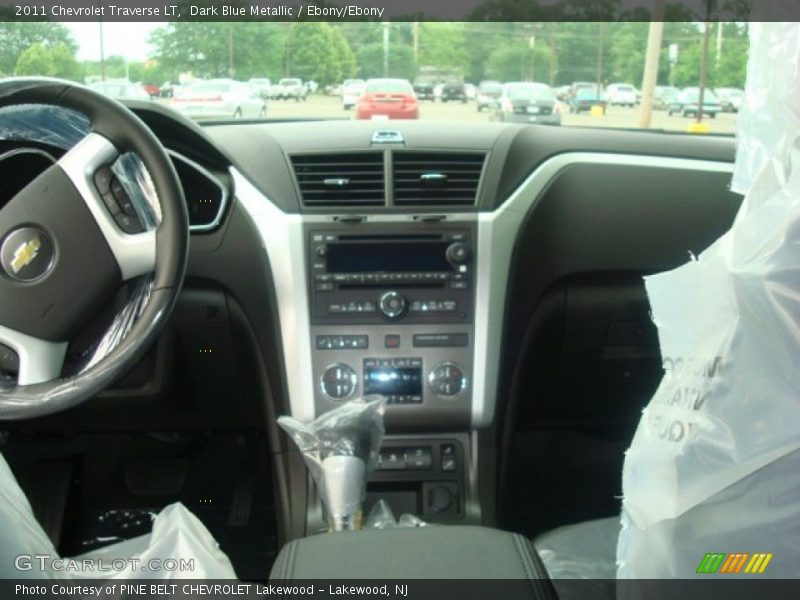 Dark Blue Metallic / Ebony/Ebony 2011 Chevrolet Traverse LT