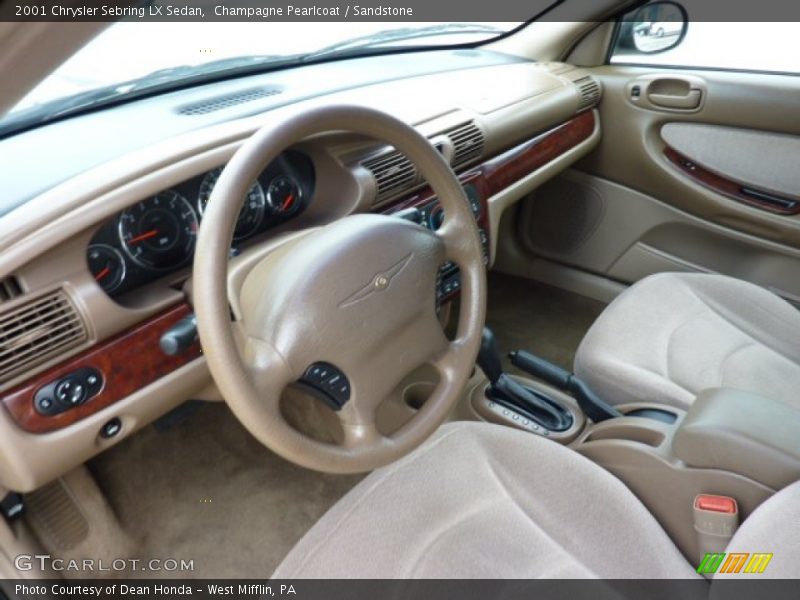  2001 Sebring LX Sedan Sandstone Interior