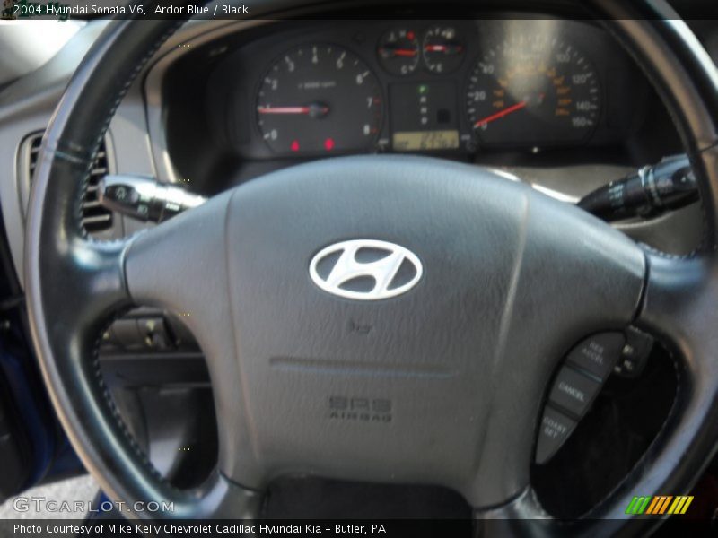 Ardor Blue / Black 2004 Hyundai Sonata V6