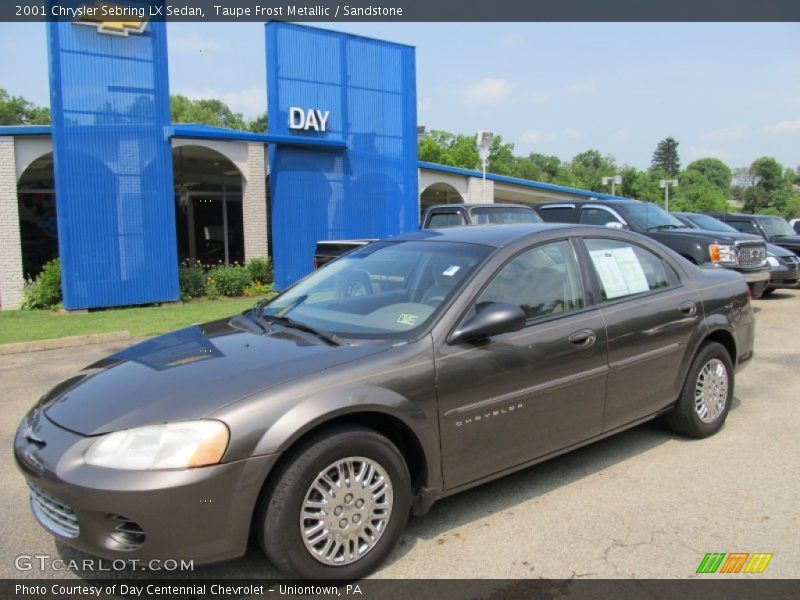 Taupe Frost Metallic / Sandstone 2001 Chrysler Sebring LX Sedan