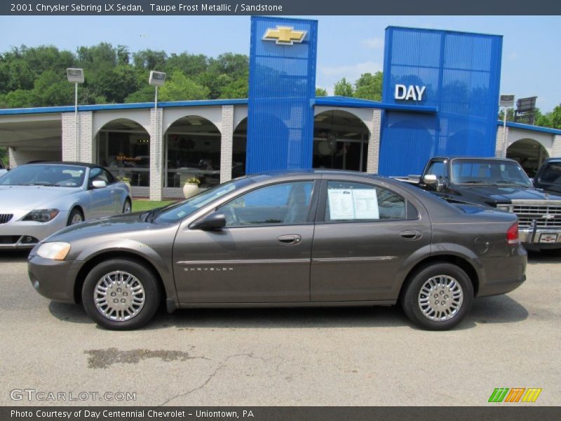 Taupe Frost Metallic / Sandstone 2001 Chrysler Sebring LX Sedan