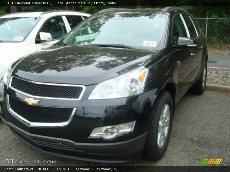 Black Granite Metallic / Ebony/Ebony 2011 Chevrolet Traverse LT