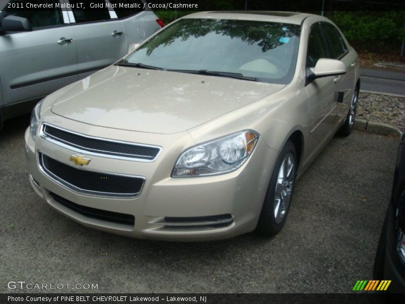 Gold Mist Metallic / Cocoa/Cashmere 2011 Chevrolet Malibu LT