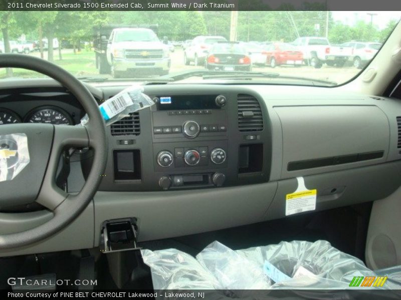 Summit White / Dark Titanium 2011 Chevrolet Silverado 1500 Extended Cab