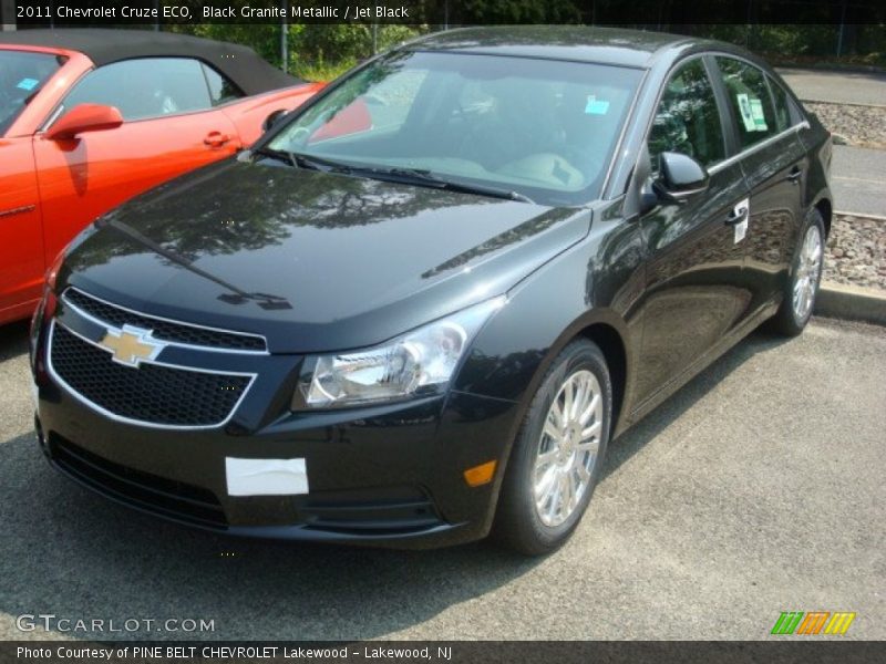 Black Granite Metallic / Jet Black 2011 Chevrolet Cruze ECO