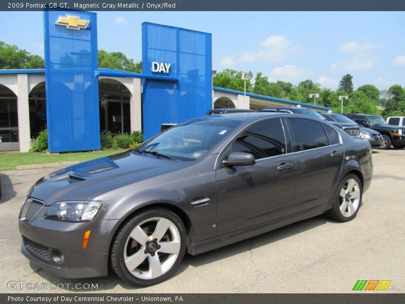 Magnetic Gray Metallic / Onyx/Red 2009 Pontiac G8 GT