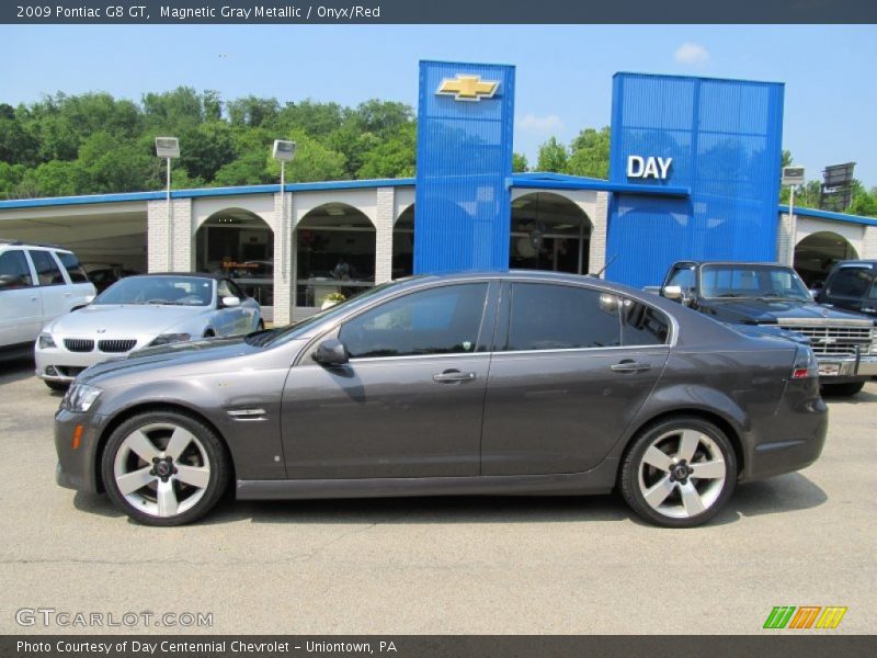 Magnetic Gray Metallic / Onyx/Red 2009 Pontiac G8 GT