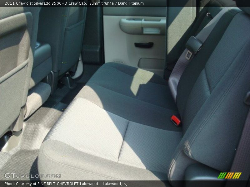 Summit White / Dark Titanium 2011 Chevrolet Silverado 3500HD Crew Cab