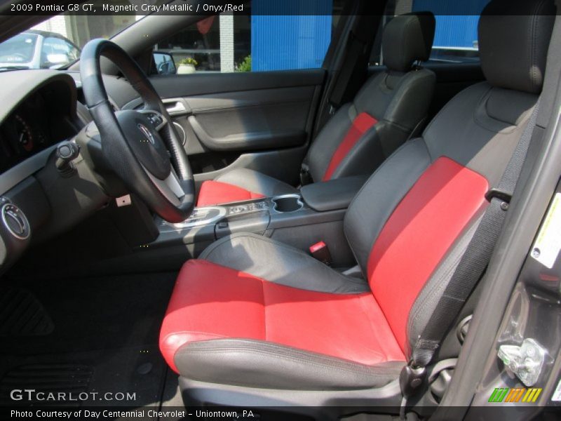 Magnetic Gray Metallic / Onyx/Red 2009 Pontiac G8 GT