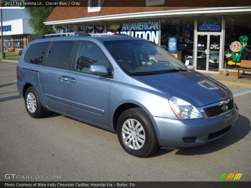 Glacier Blue / Gray 2011 Kia Sedona LX