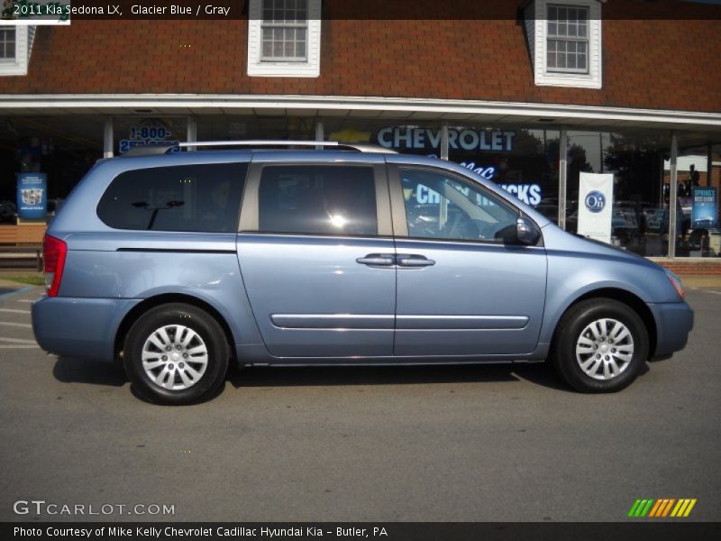 Glacier Blue / Gray 2011 Kia Sedona LX