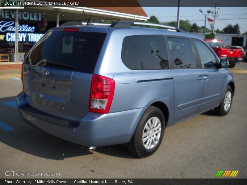 Glacier Blue / Gray 2011 Kia Sedona LX
