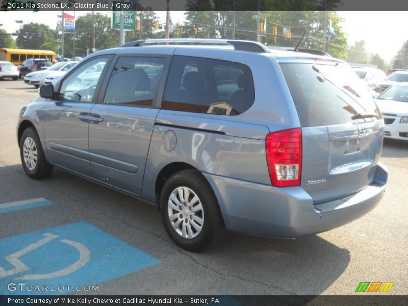 Glacier Blue / Gray 2011 Kia Sedona LX