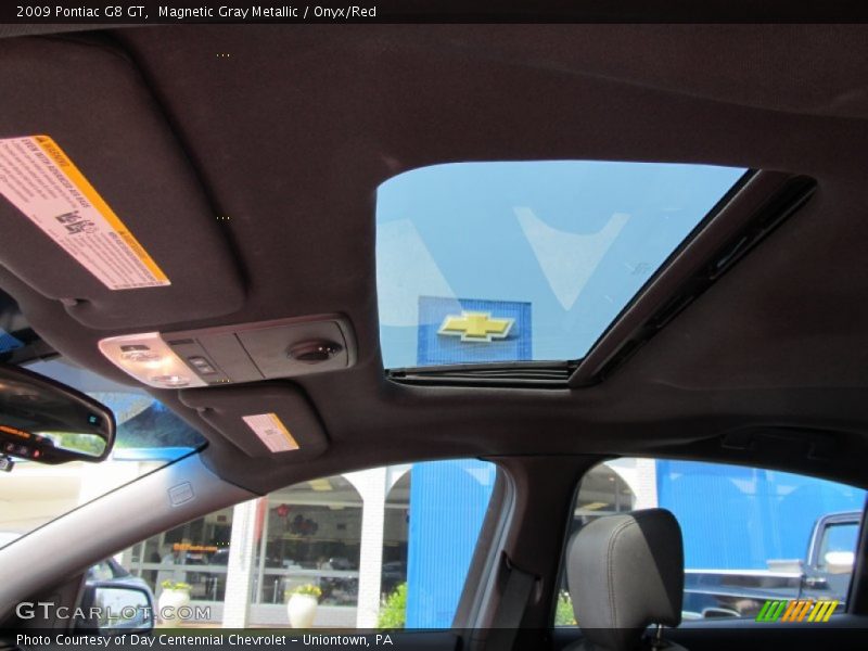 Magnetic Gray Metallic / Onyx/Red 2009 Pontiac G8 GT