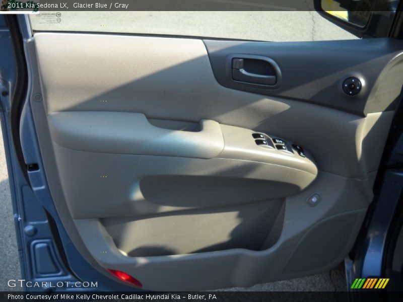 Glacier Blue / Gray 2011 Kia Sedona LX