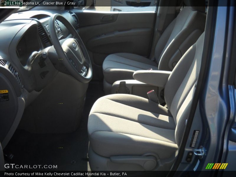 Glacier Blue / Gray 2011 Kia Sedona LX