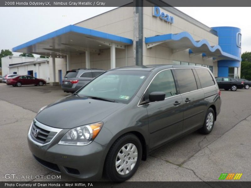 Nimbus Gray Metallic / Gray 2008 Honda Odyssey LX