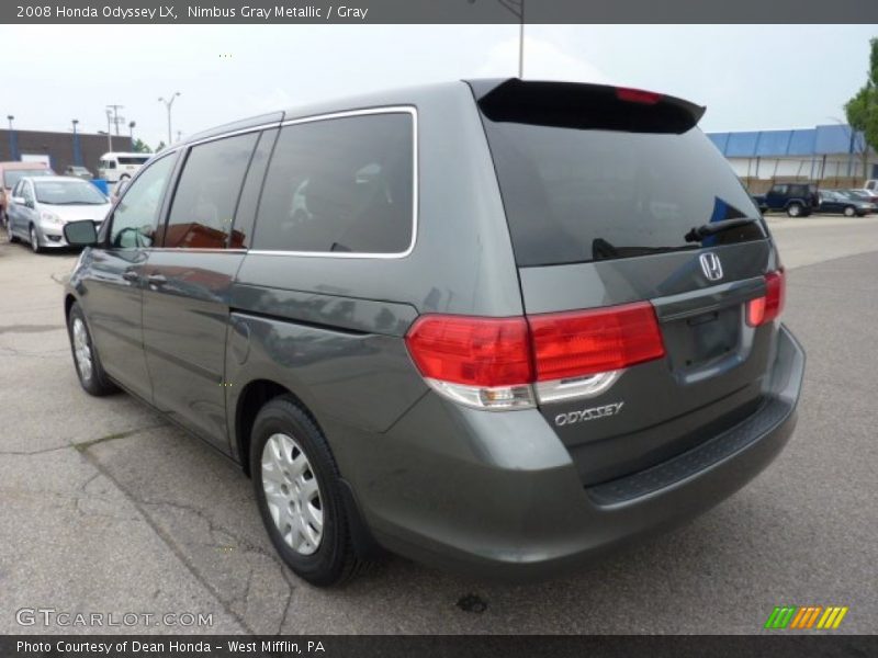 Nimbus Gray Metallic / Gray 2008 Honda Odyssey LX