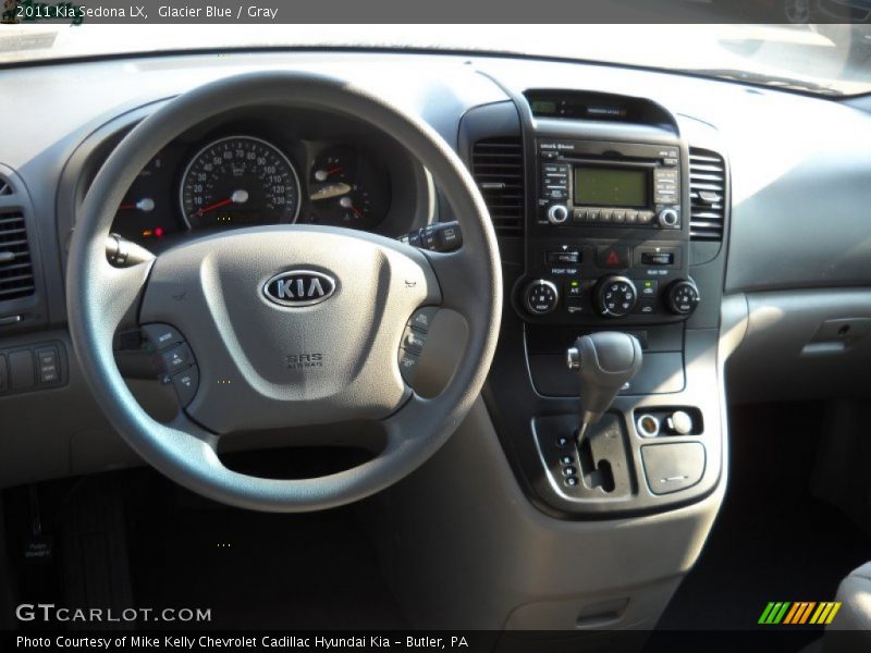 Glacier Blue / Gray 2011 Kia Sedona LX