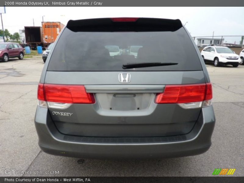 Nimbus Gray Metallic / Gray 2008 Honda Odyssey LX